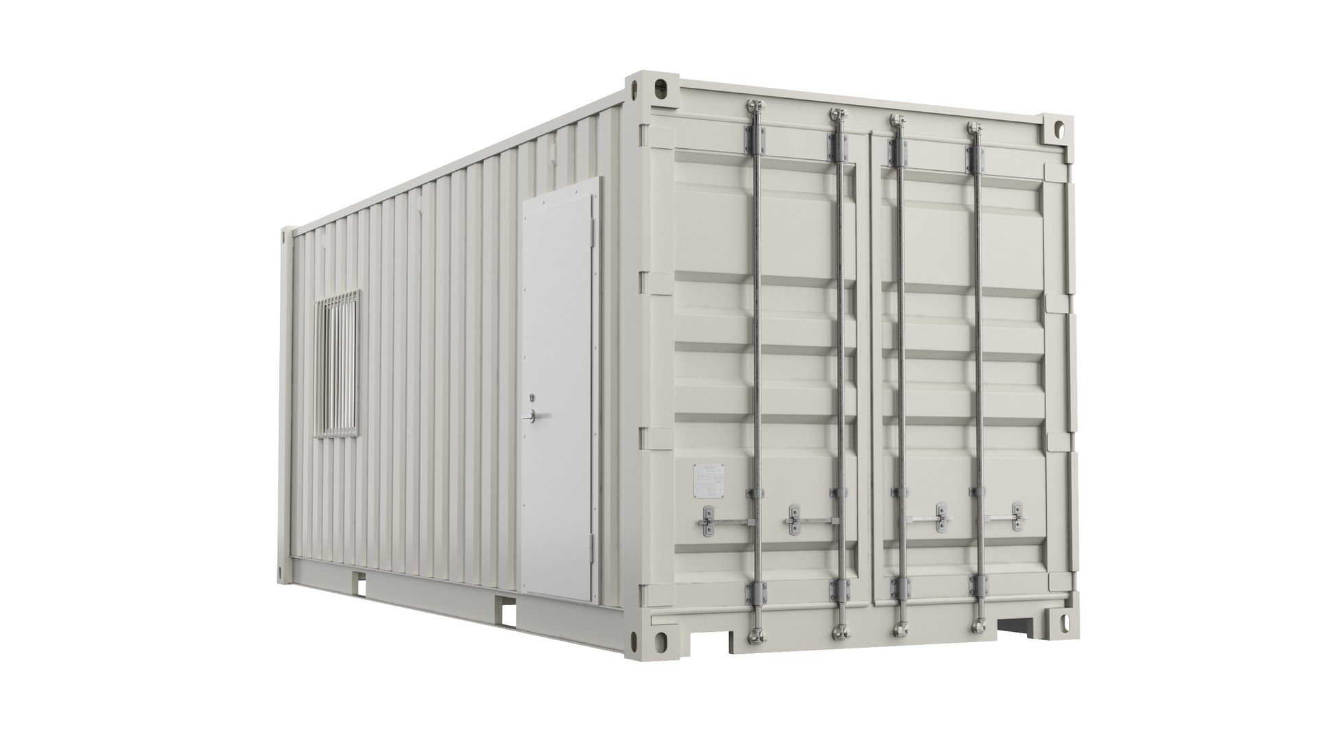 Office Container With Interior 3D - TurboSquid 2018019