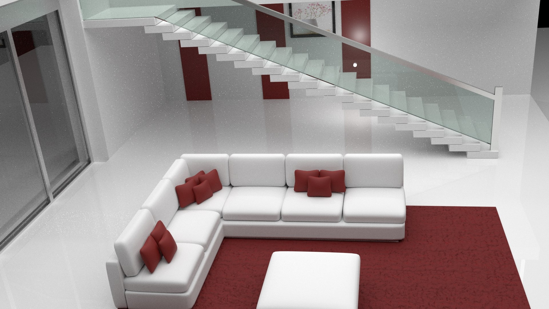 Isometric Living Room 3D Model - TurboSquid 2242954