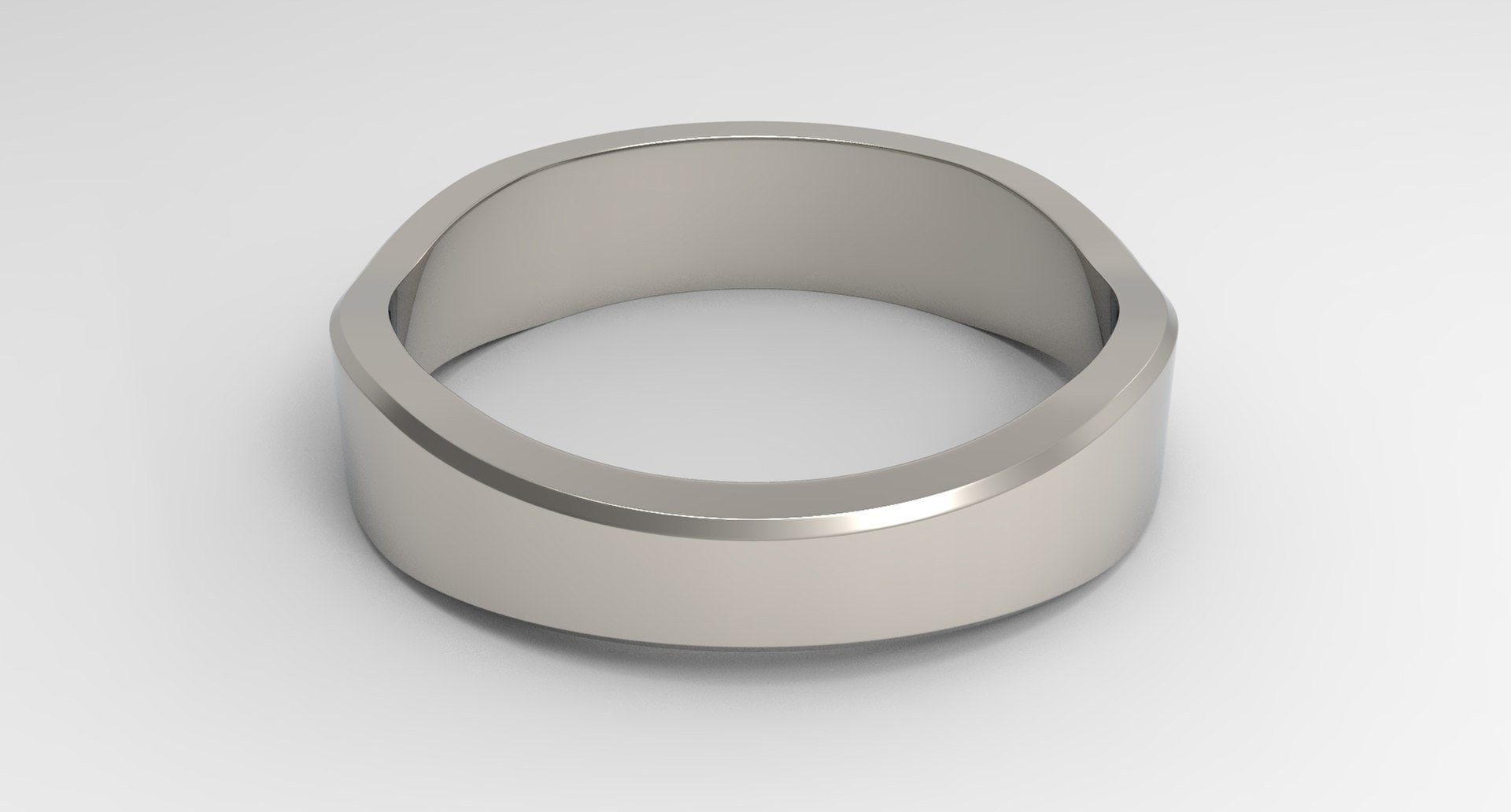 3D Doctor Ring Female Platinum - TurboSquid 1861069