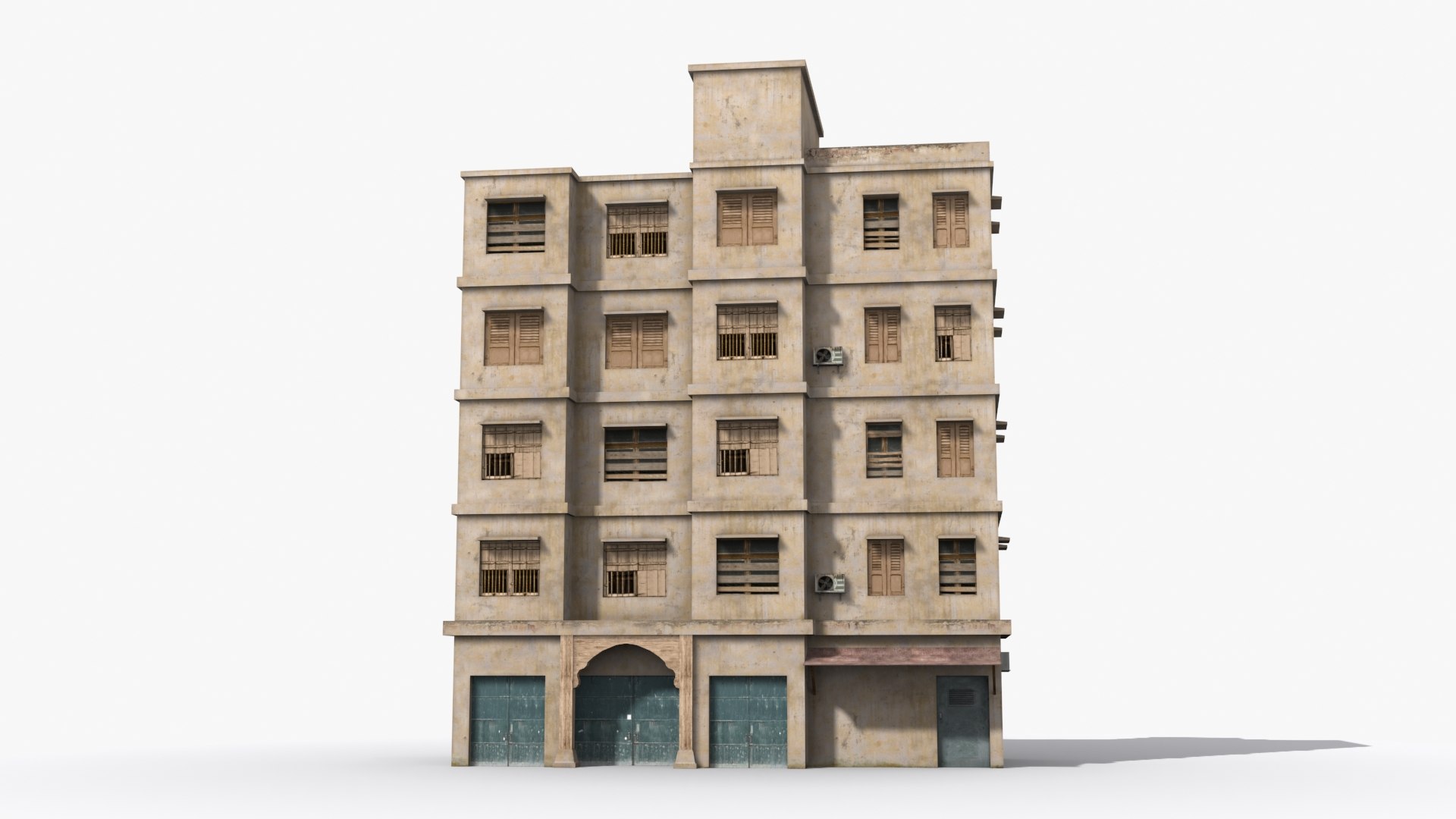 Arab Middle East Building X15 Model - TurboSquid 1901487