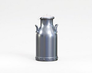 3D Milk can