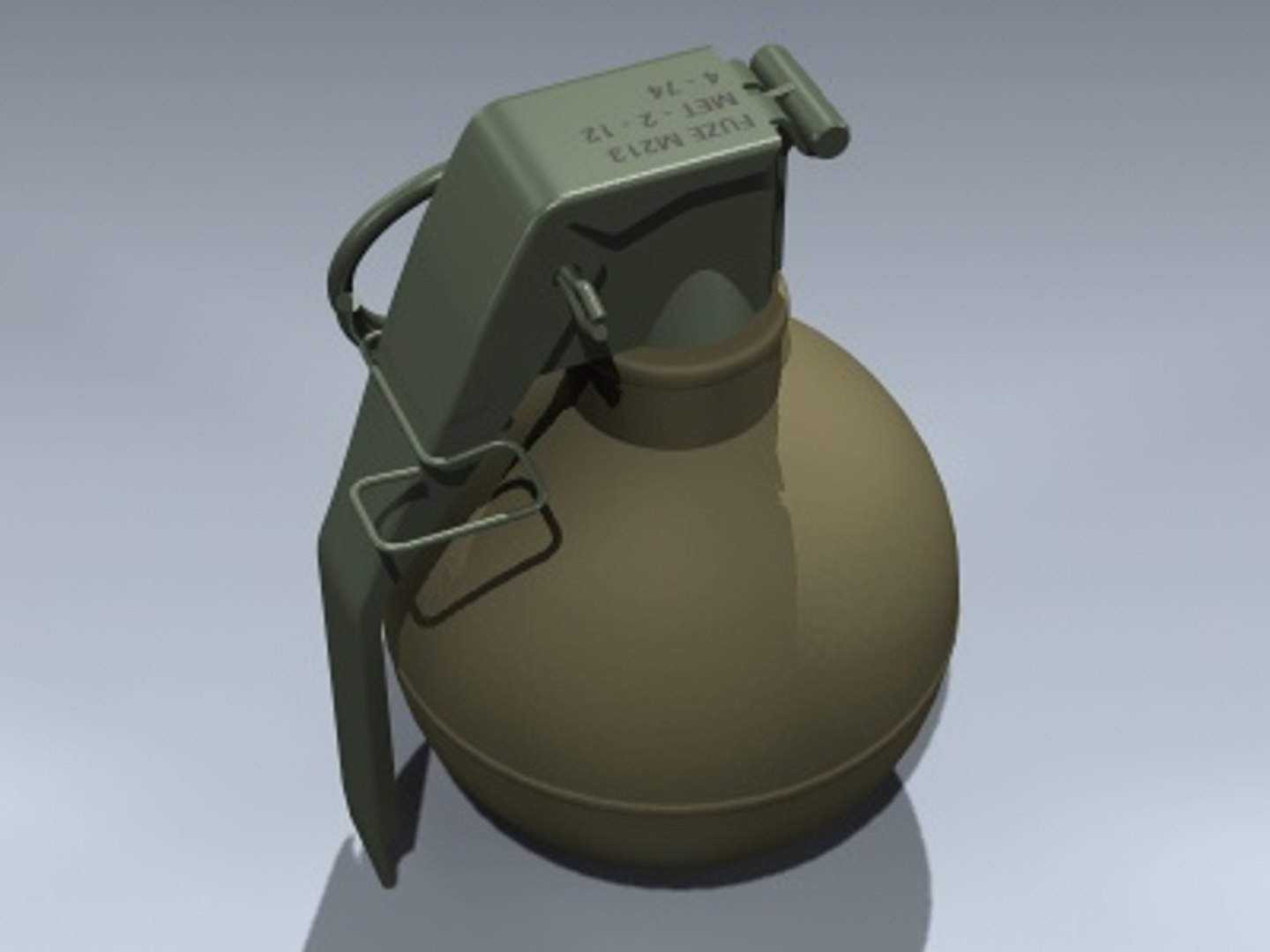 3d M67 Hand Grenade