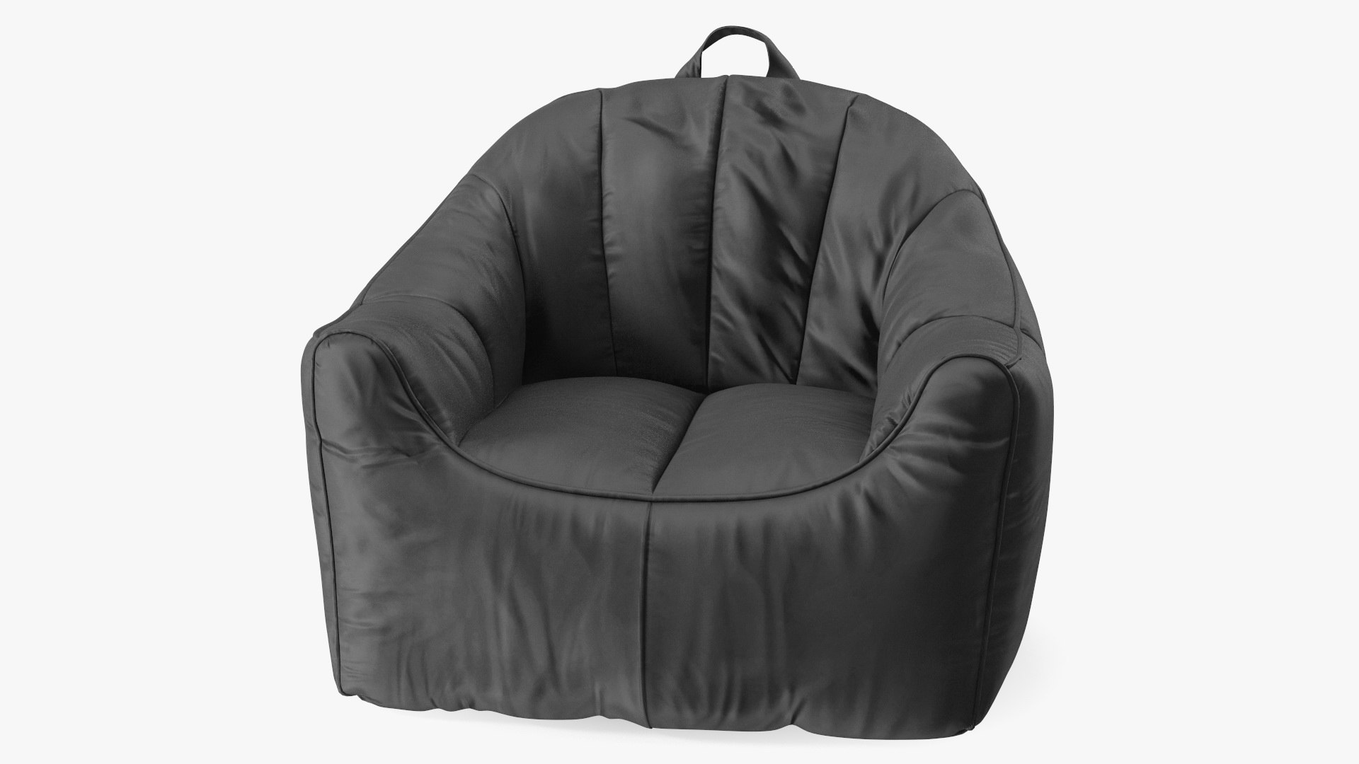 Hug Bean Bag Armchair Black 3D model preview