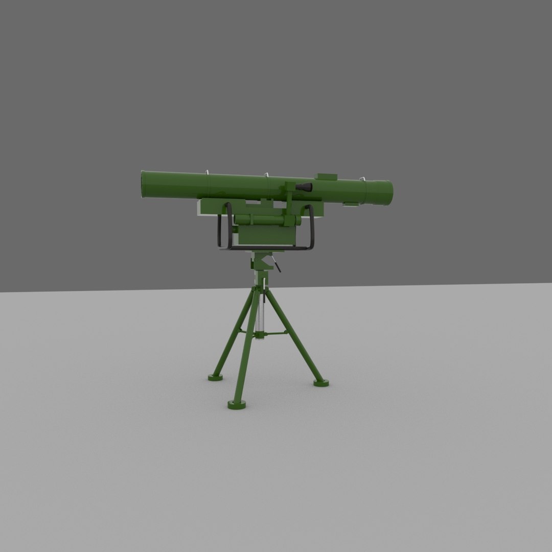 3D Model CORSAR Light Portable Missile System TurboSquid 1875528