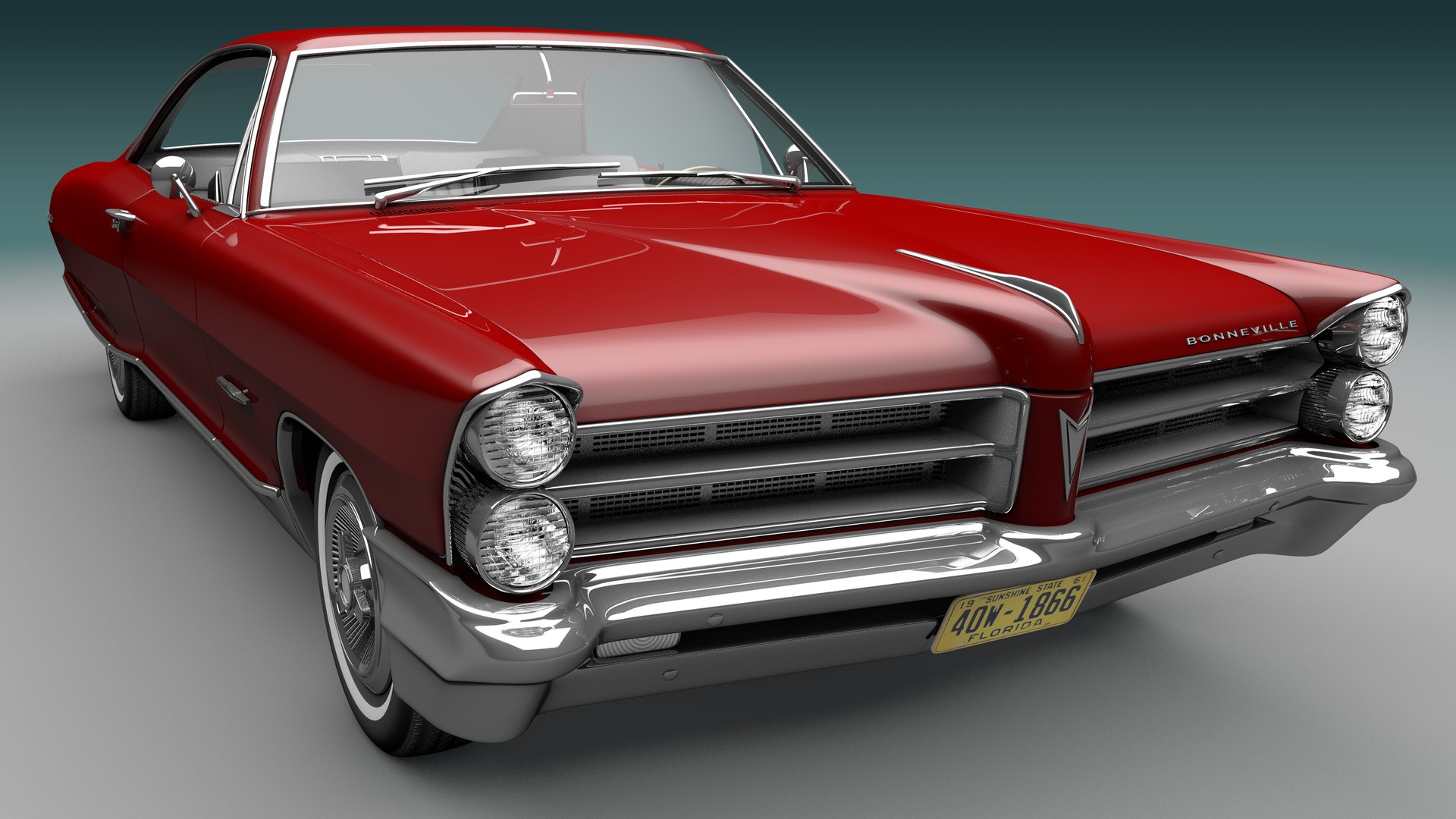 ポンティアックボンネビル19653Dモデル - TurboSquid 1442369