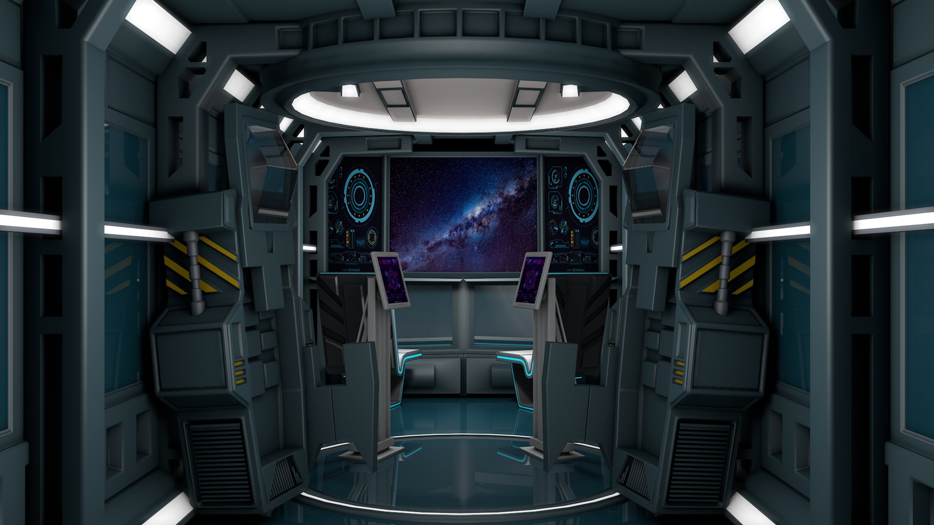 3D Model Sci Fi Room - TurboSquid 1526072