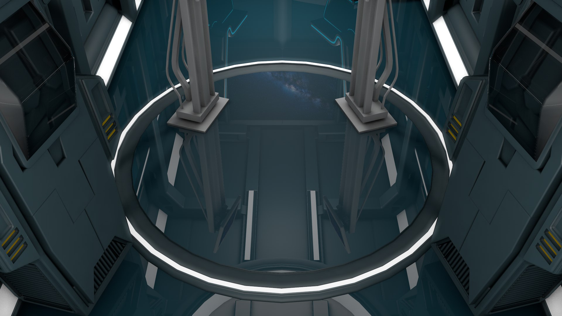 3D Model Sci Fi Room - TurboSquid 1526072
