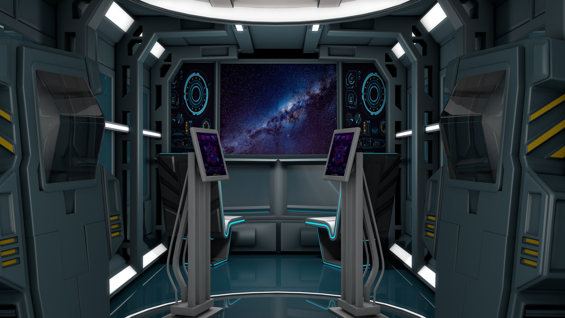3D Model Sci Fi Room - TurboSquid 1526072