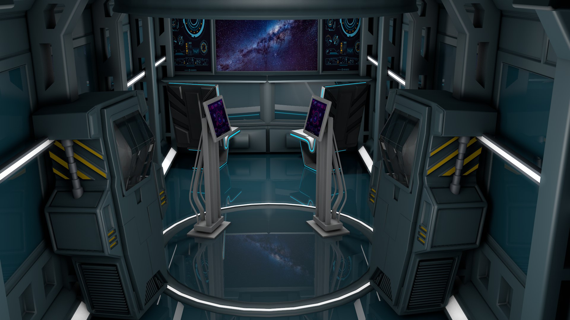 3D Model Sci Fi Room - TurboSquid 1526072