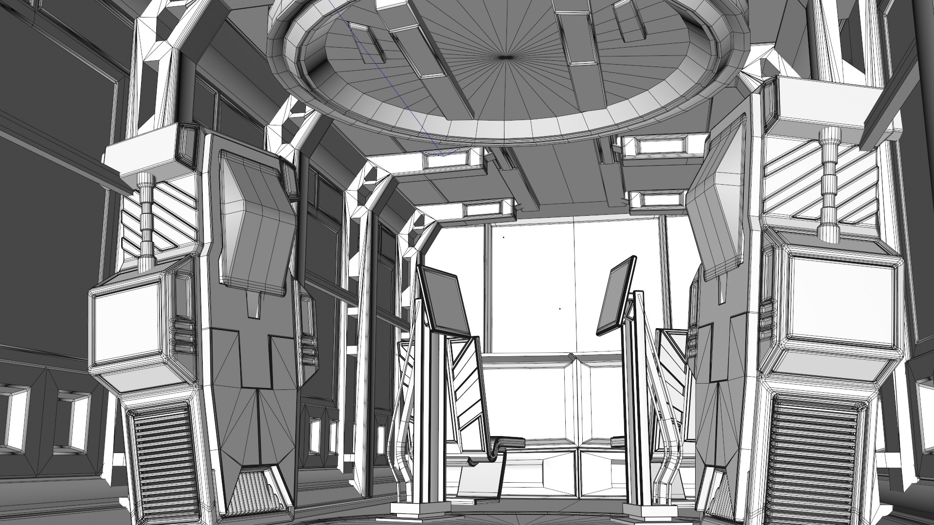 3D Model Sci Fi Room - TurboSquid 1526072