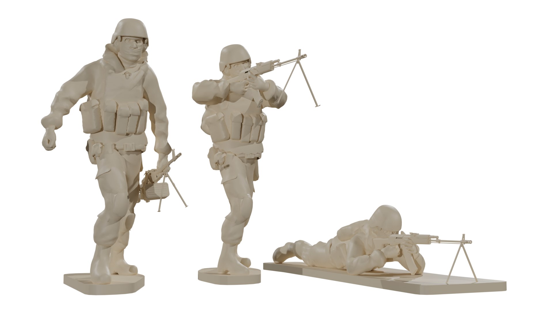 Viikondo 100 Pcs Army Men 1/72 Mini 2.5cm Toy Soldier Classic Green Vs Tan  Plastic Action Figure Wwii Military Sandbox War Scene | Fruugo KR