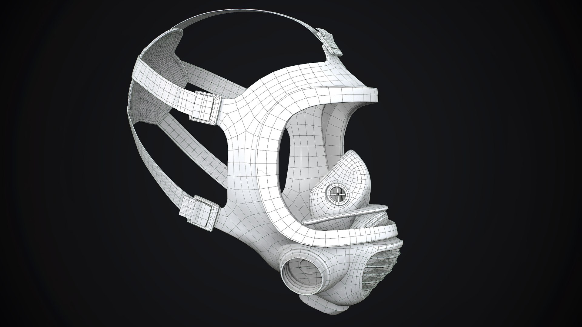 Gas Mask model - TurboSquid 1743440
