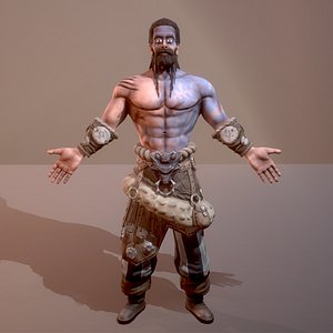 3D Viking Male Character