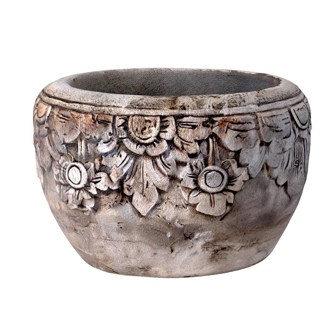 3D Java Stone Flower Pots https://p.turbosquid.com/ts-thumb/iB/1t0KHy/Ma/javastoneflowerpotspreview4/jpg/1759752040/1920x1080/fit_q87/046b3292f9afa13af5eaf0e75a20f97d43f95dd4/javastoneflowerpotspreview4.jpg