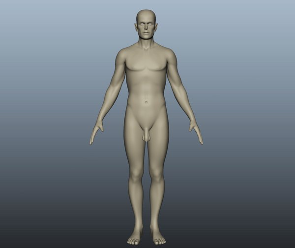 modelo 3d Cuerpo masculino desnudo - TurboSquid 805277