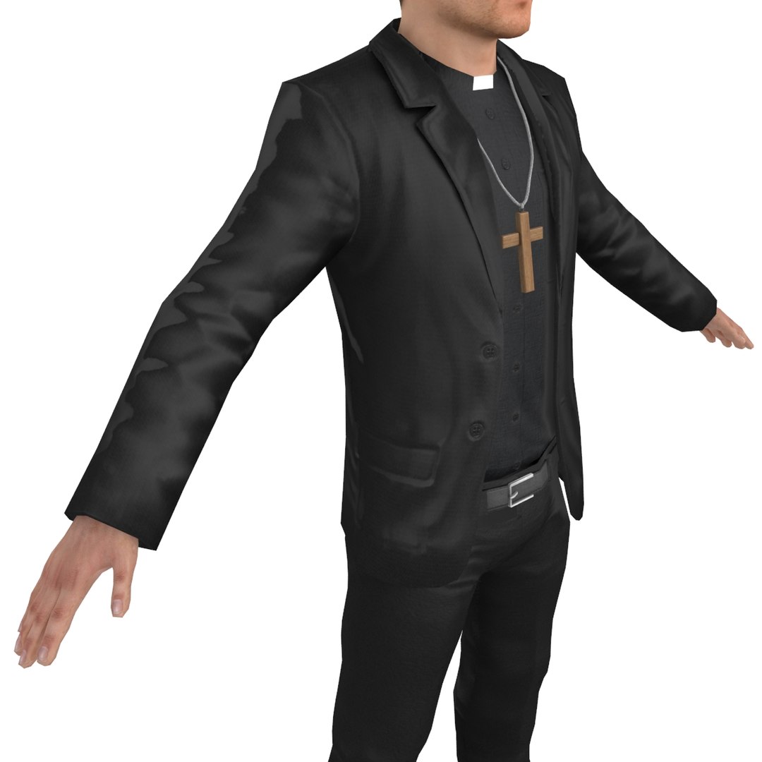 Catholic Priest 3D Model - TurboSquid 1280246