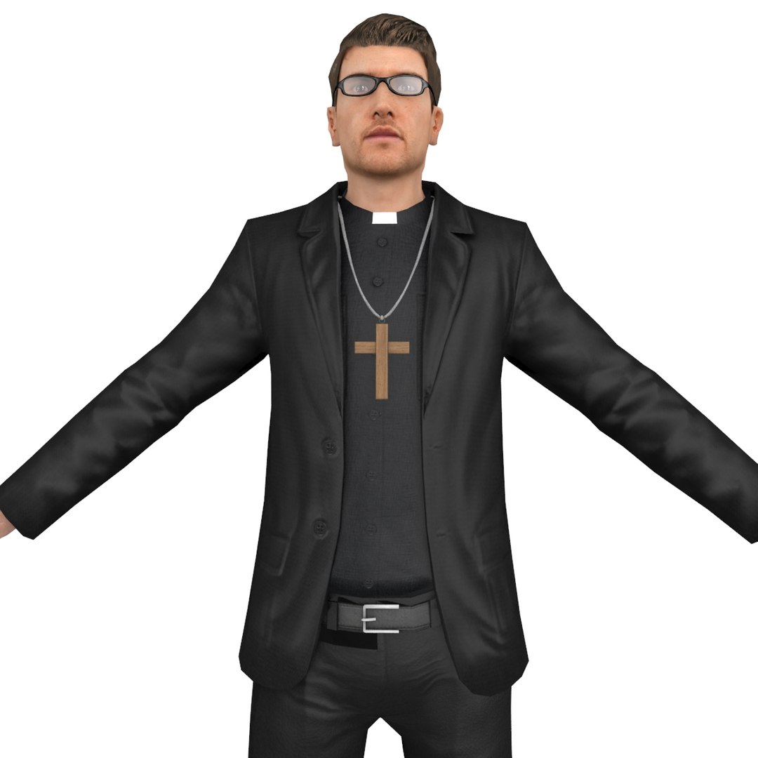 Catholic Priest 3D Model - TurboSquid 1280246