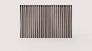 3D CURTAIN 140x220 CM GRAY SIENNA
