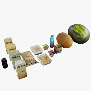 food products 3D model