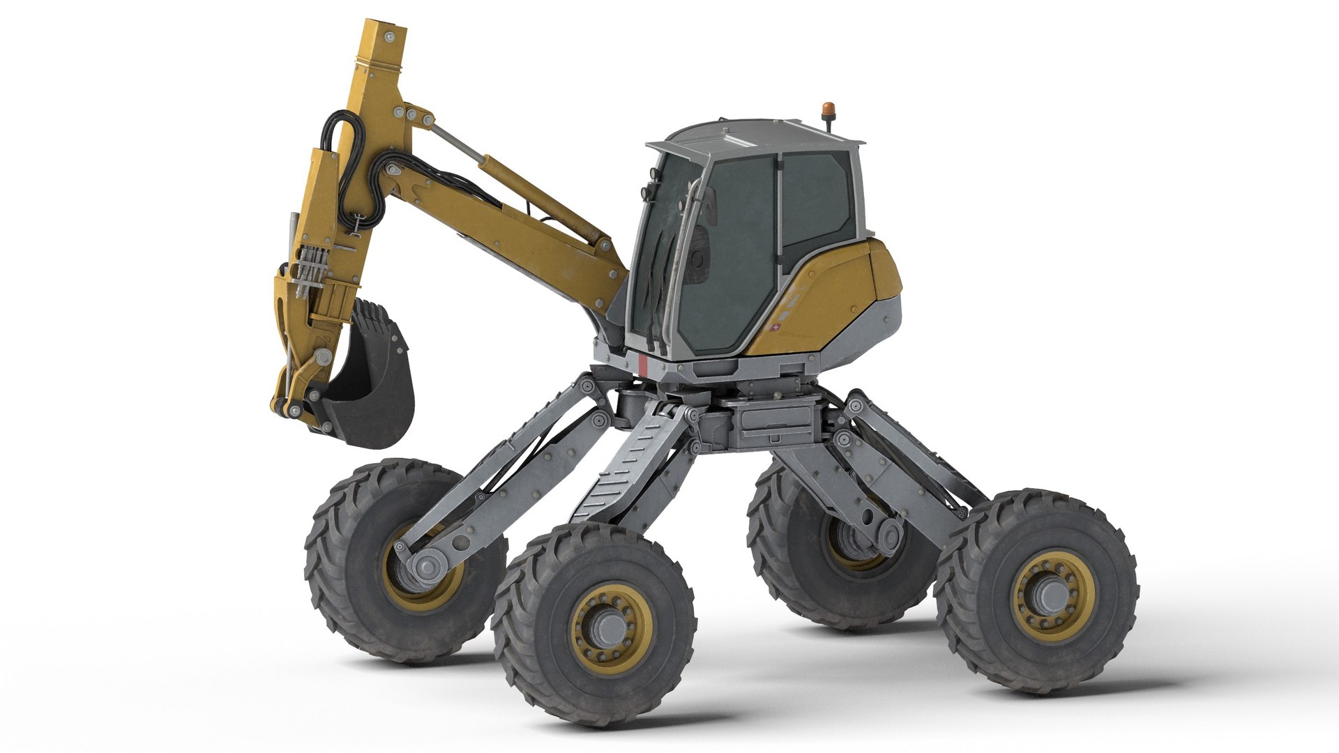 Menzi Muck M545x Spider Excavator 3d Model Turbosquid 2241261