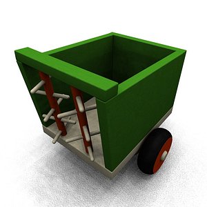 wooden toy 3d model