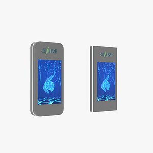 3D Touch screen totem model