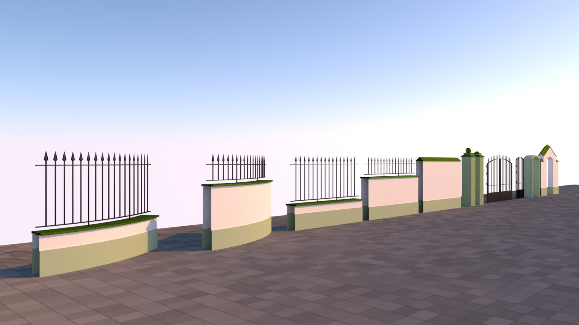 3D model outdoor walls fences gates https://p.turbosquid.com/ts-thumb/iB/Iw9Wci/PA1xYXzo/verjas08/jpg/1495466793/1920x1080/fit_q87/10b4ea00f40fa65178614bfb42698d449835959a/verjas08.jpg