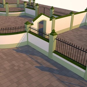 Modular fences, gates and walls