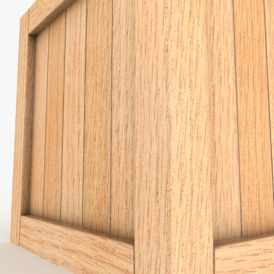 Max Realistic Wooden Box 01