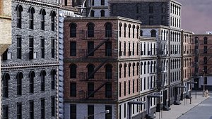3D model old city