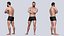 3D Realistic Athletic body man