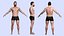 3D Realistic Athletic body man