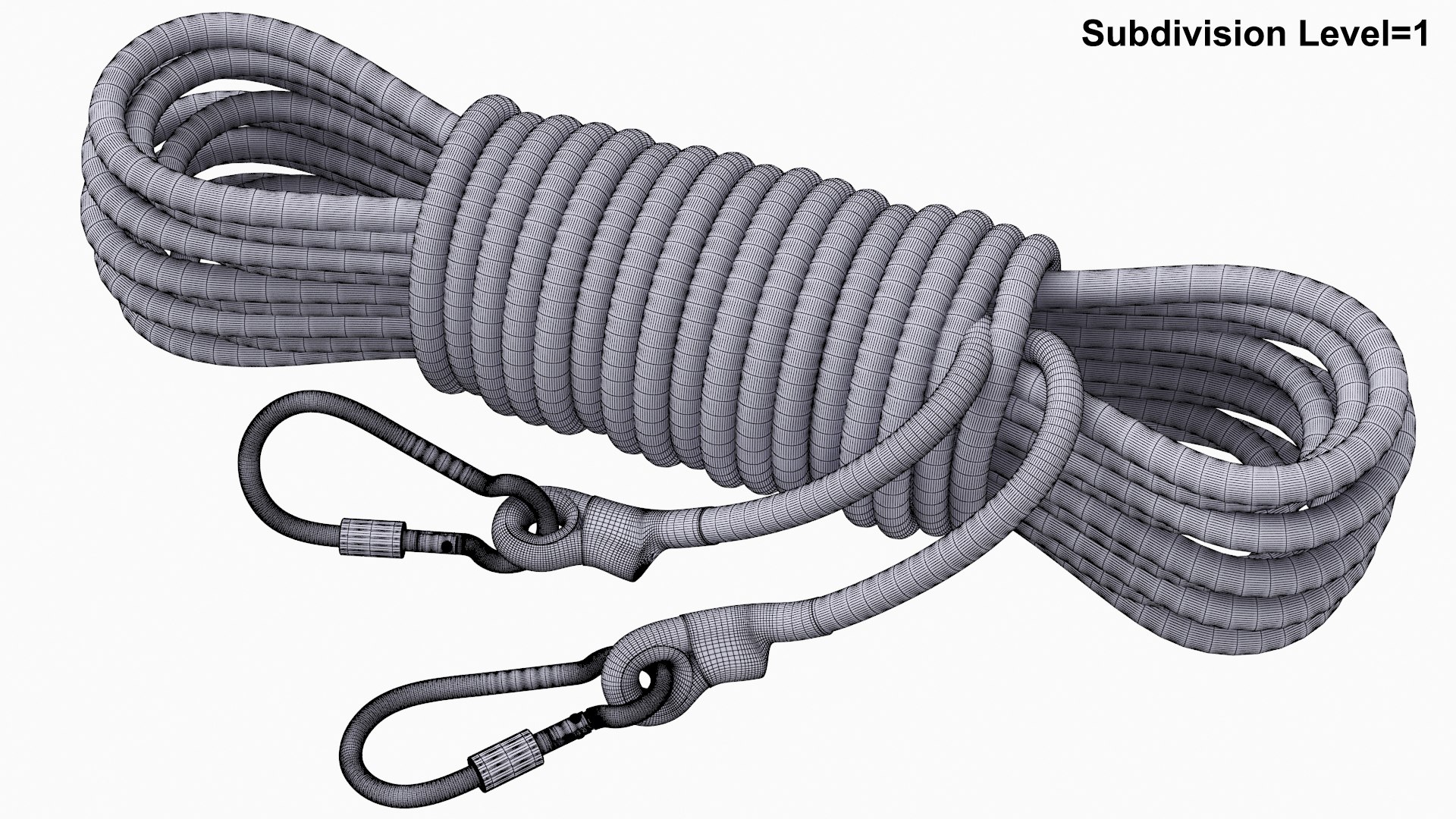 3D Rock Climbing Rope 01 Model - TurboSquid 2182258