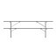 Beer garden furniture with hoods