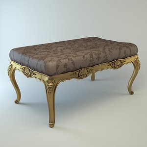 classical banquette 3d max