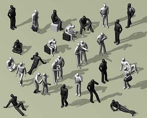 3d model man people male