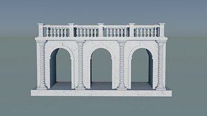 3D Grand Arched Passage