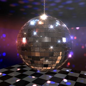 3d mirrorball spiegelkugel model