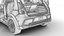 Modello 3D della Renault 5 E-Tech 2025 Roland-Garros HQ