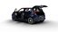 Modello 3D della Renault 5 E-Tech 2025 Roland-Garros HQ