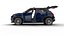 Modello 3D della Renault 5 E-Tech 2025 Roland-Garros HQ
