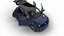Modello 3D della Renault 5 E-Tech 2025 Roland-Garros HQ