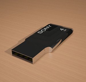 usb pendrive drive 3d model