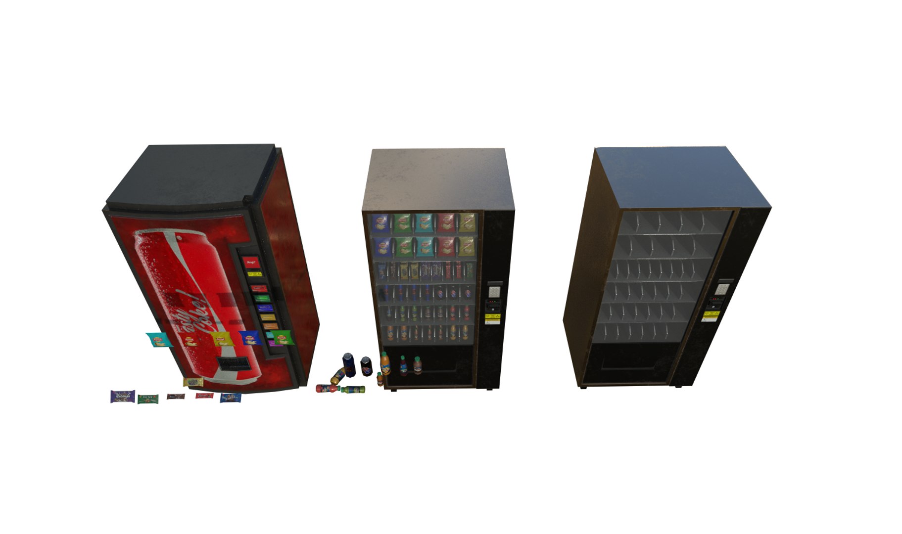 Vending Machine Pack3D模型 - TurboSquid 2093432