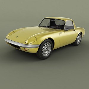 3D 1966 elan s3 coupe