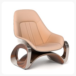 3D Premium Futuristic Lounge Chair