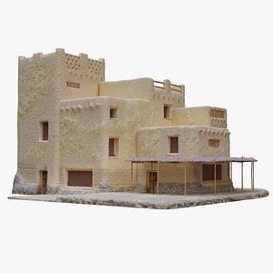old arabic islamic house 3D