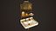 Accesorios de baño y fregadero victorianos - PBR Game Ready