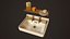 Accesorios de baño y fregadero victorianos - PBR Game Ready