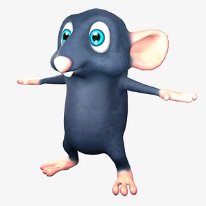 rat cute funny model